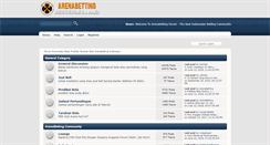 Desktop Screenshot of forum.arenabetting.com