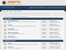 Tablet Screenshot of forum.arenabetting.com